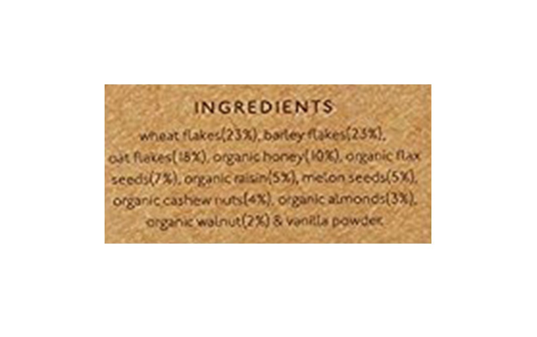 Nourish Organics Honey Crunch Muesli    Box  300 grams